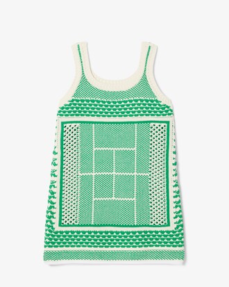 Vestido De Jacquard Tejido Runway