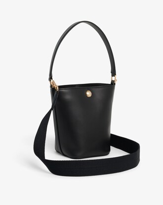 Bolso bucket de piel Tennis Bliss peque&ntilde;o