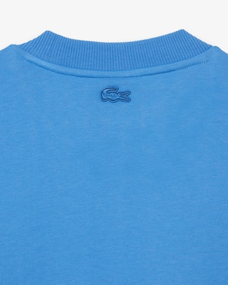 Moletom masculino Lacoste x Netflix em algodão orgânico estampado