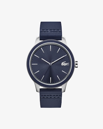 Rel&oacute;gio masculino L1212 Paris com pulseira de silicone azul