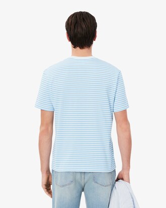 Camiseta Listrada de Algod&atilde;o Pesado