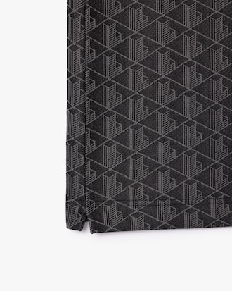 Polo Con Monograma En Jacquard Fit Clásico