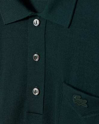 Su&eacute;ter de Gola Polo em L&atilde; Merino