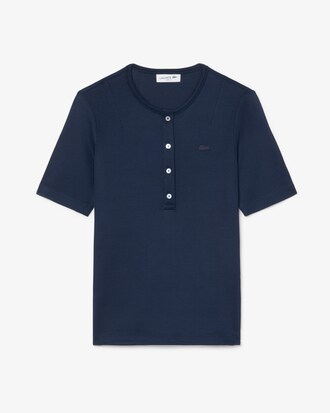 Camiseta Piqu&eacute; Brilhante - Modelagem ajustada