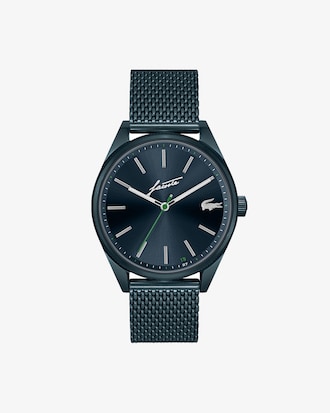 Rel&oacute;gio Lacoste Masculino A&ccedil;o Azul