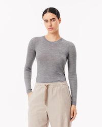 Sweater De Lana Merino Acanalado