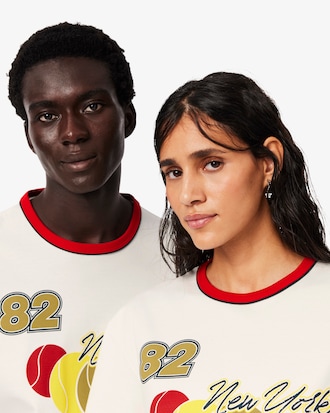 Remera con estampado de tenis Runway