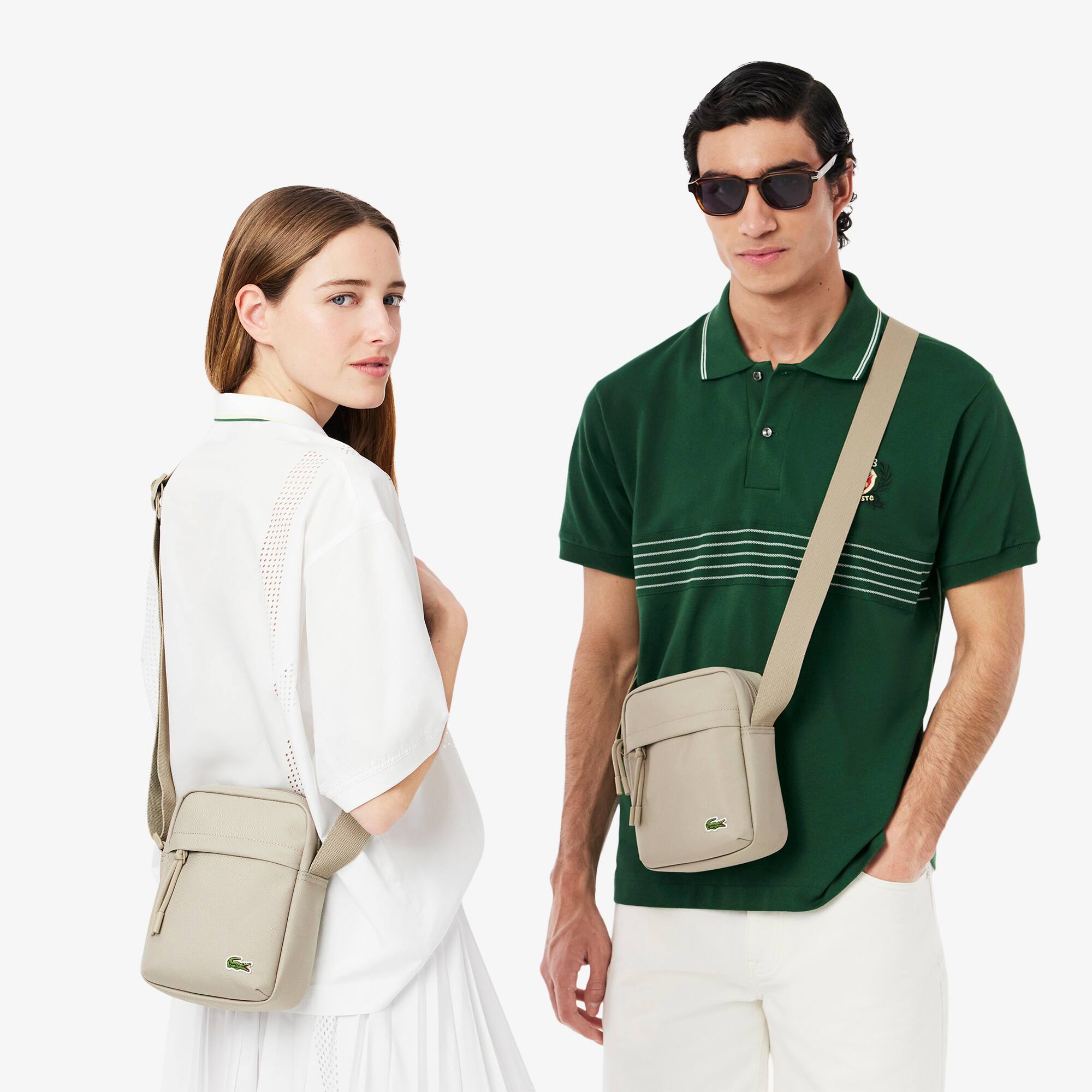バッグ Lacosteshoulder bag Bolsa Shoulder Bag Masculina Transversal Esportiva Neocroc
