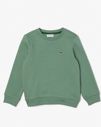 Sudadera de felpa con cuello redondo