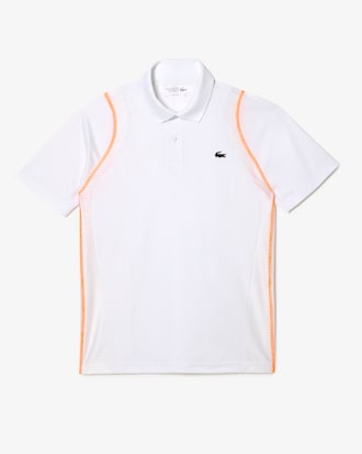 Polo masculina Lacoste Tennis em poli&eacute;ster reciclado