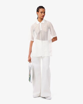 Polo De Mesh Runway Oversized