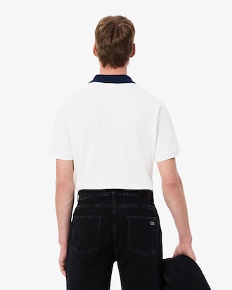 Camisa Polo Contrast Collar L.12.12 Ajuste Cl&aacute;ssico