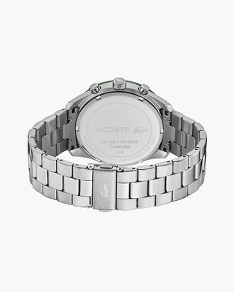 Reloj Boston Verde Con Cron&oacute;grafo Y Correa De Acero Inoxidable