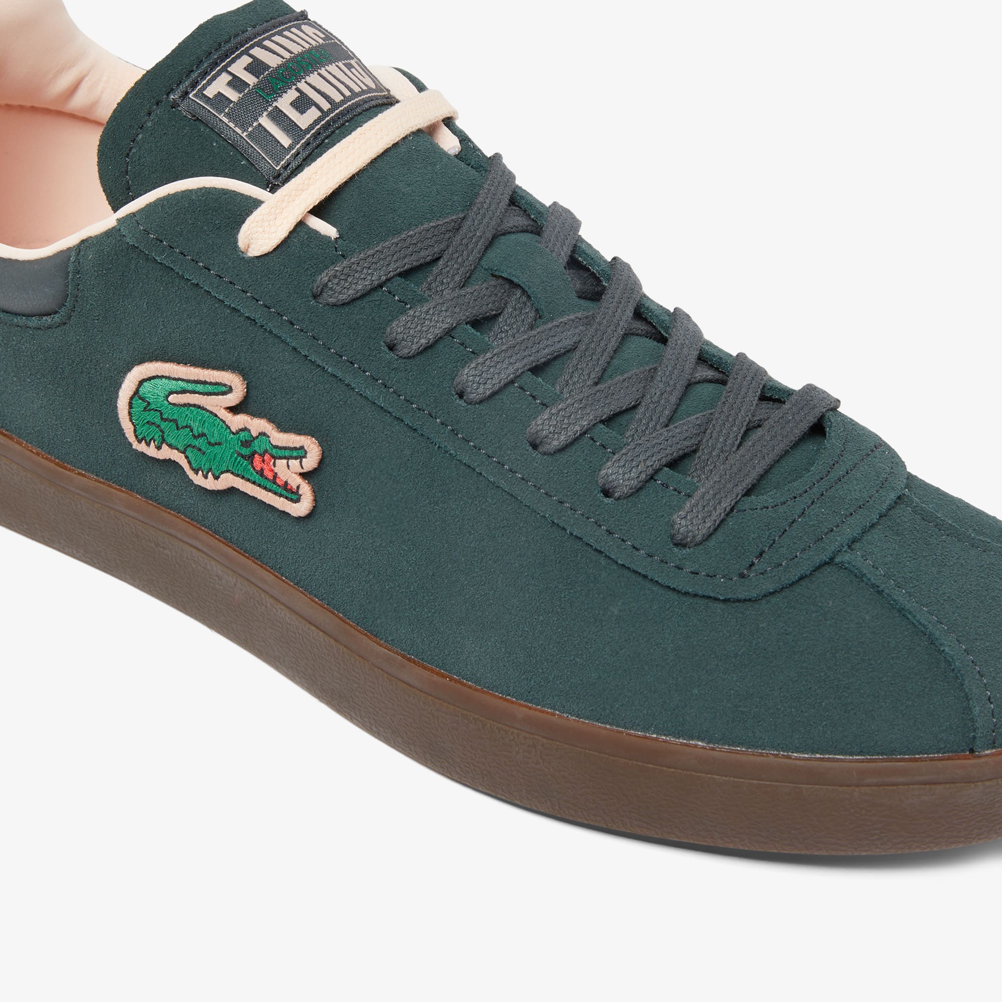 Tênis Casual Baseshot Lacoste Masculino em Carmuça Aveludada