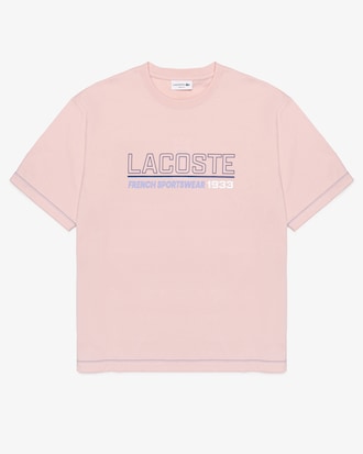 Remera De Manga Corta Holgada Para Hombre En Jersey De Algod&oacute;n