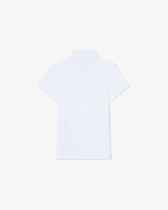 Camisa Polo em Piqu&eacute; com Gola Recortada