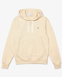 Moletom unissex em fleece de algod&atilde;o org&acirc;nico com capuz