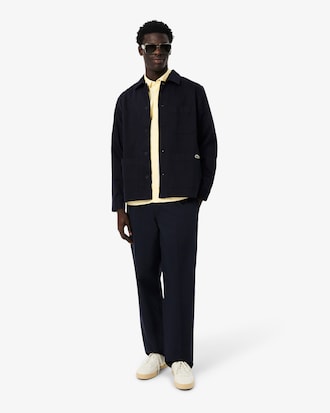 Camisa de Lino Manga Corta Fit Regular