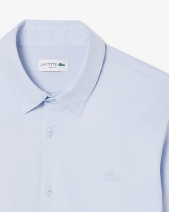 Camisa em Mistura de Algod&atilde;o - Modelagem ajustada