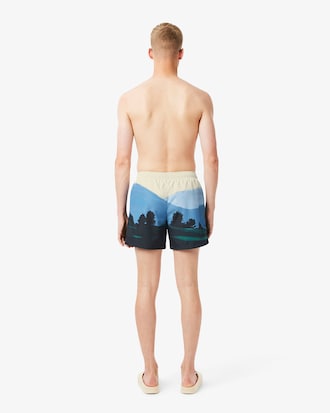 Shorts de Baño con Estampa Landscape