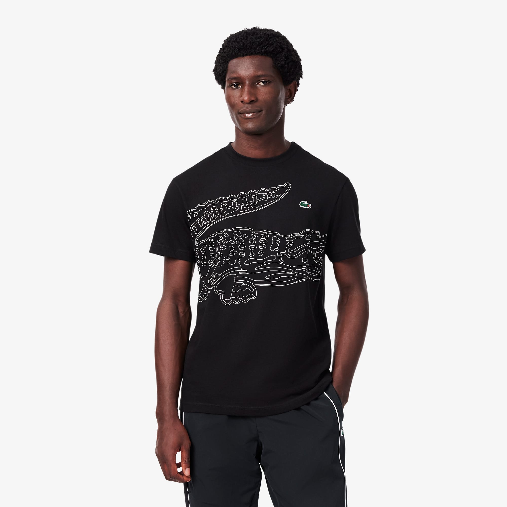 Camiseta com Estampa Lacoste de Crocodilo Ultra Dry
