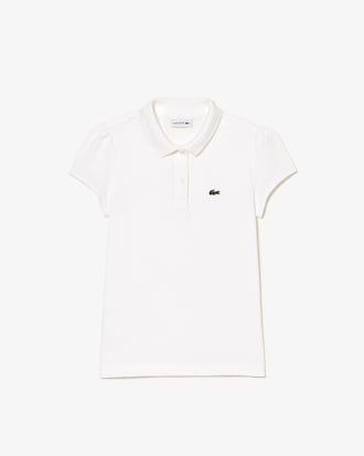 Polo Mini Piqu&eacute; Con Cuello Ondulado