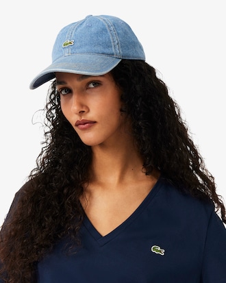 Camiseta de Algod&atilde;o com Gola V e Caimento Relaxado