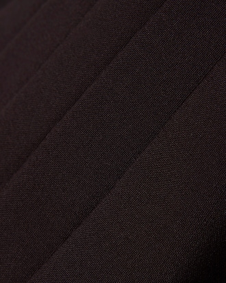 Vestido Polo Plissado em Mistura de L&atilde;