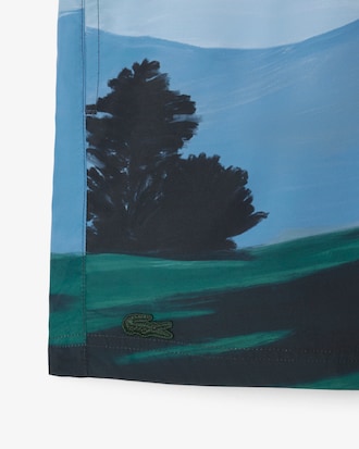 Shorts de Baño con Estampa Landscape