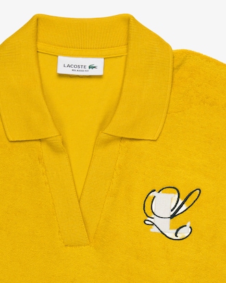 Polo de rizo de corte relajado