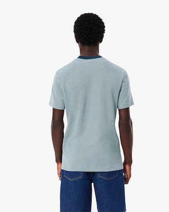 Remera Piqué Con Cuello Contrastado