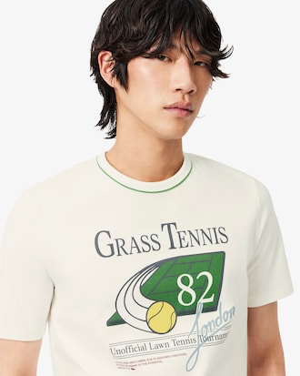 Remera con estampado de tenis Runway