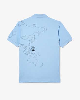 Polo Masculina L.12.12 Original Estampada em Algod&atilde;o Org&acirc;nico