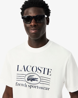 Polo De Algod&oacute;n De Fit Cl&aacute;sico Con Estampado