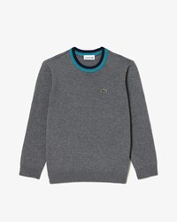 Su&eacute;ter em Algod&atilde;o com Gola Contrastante 