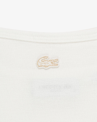 Remera sin mangas de punto fino ajustada
