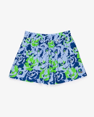 Short De Popelín Con Estampa Floral