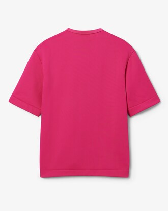 Camisa Polo Oversized em Cetim Runway 