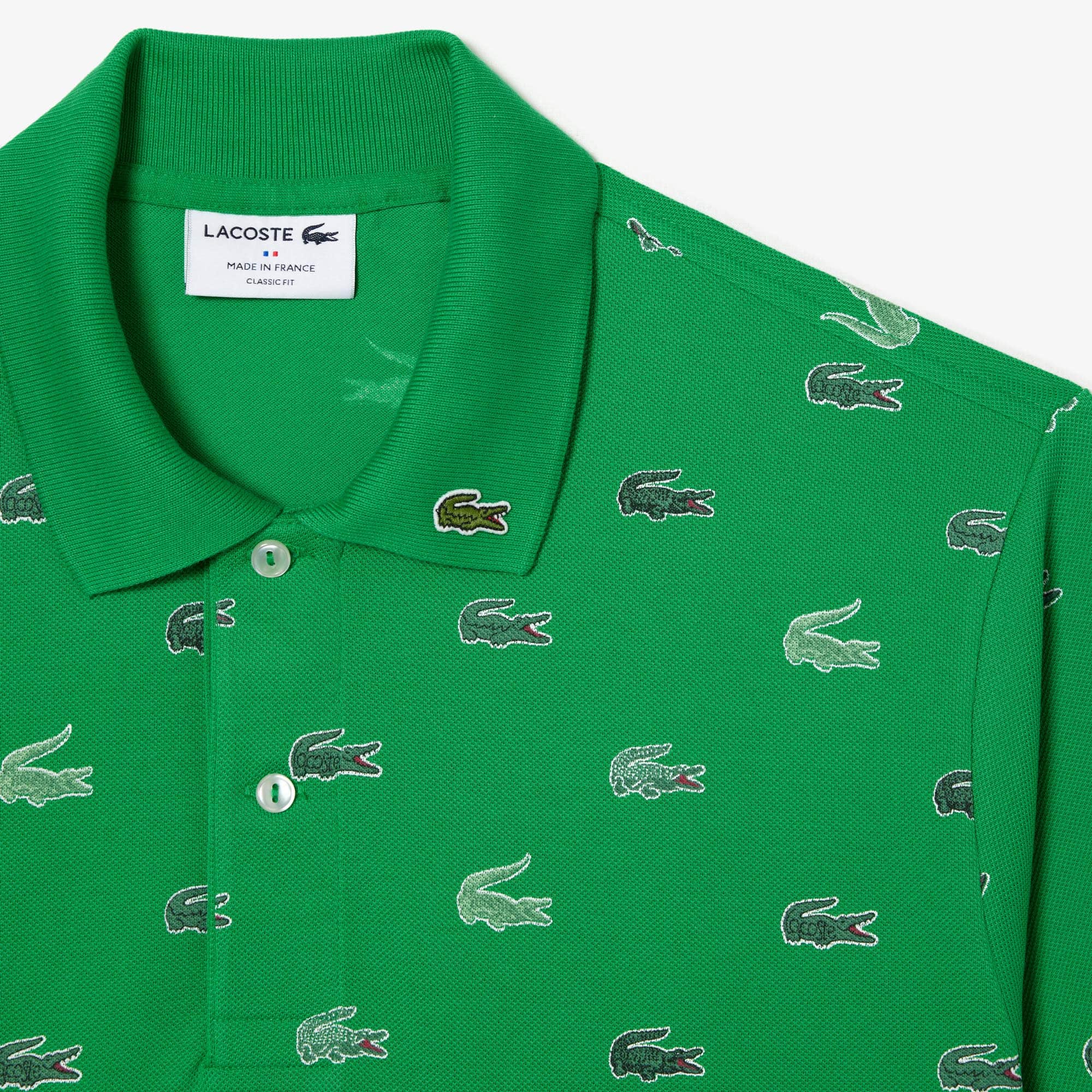 Camisa Polo Original L.12.12 Multi Croc Lacoste