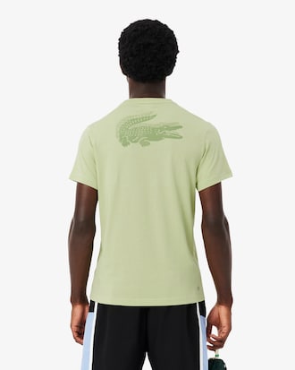 Camiseta Esportiva Ultra Dry com Estampa de Crocodilo
