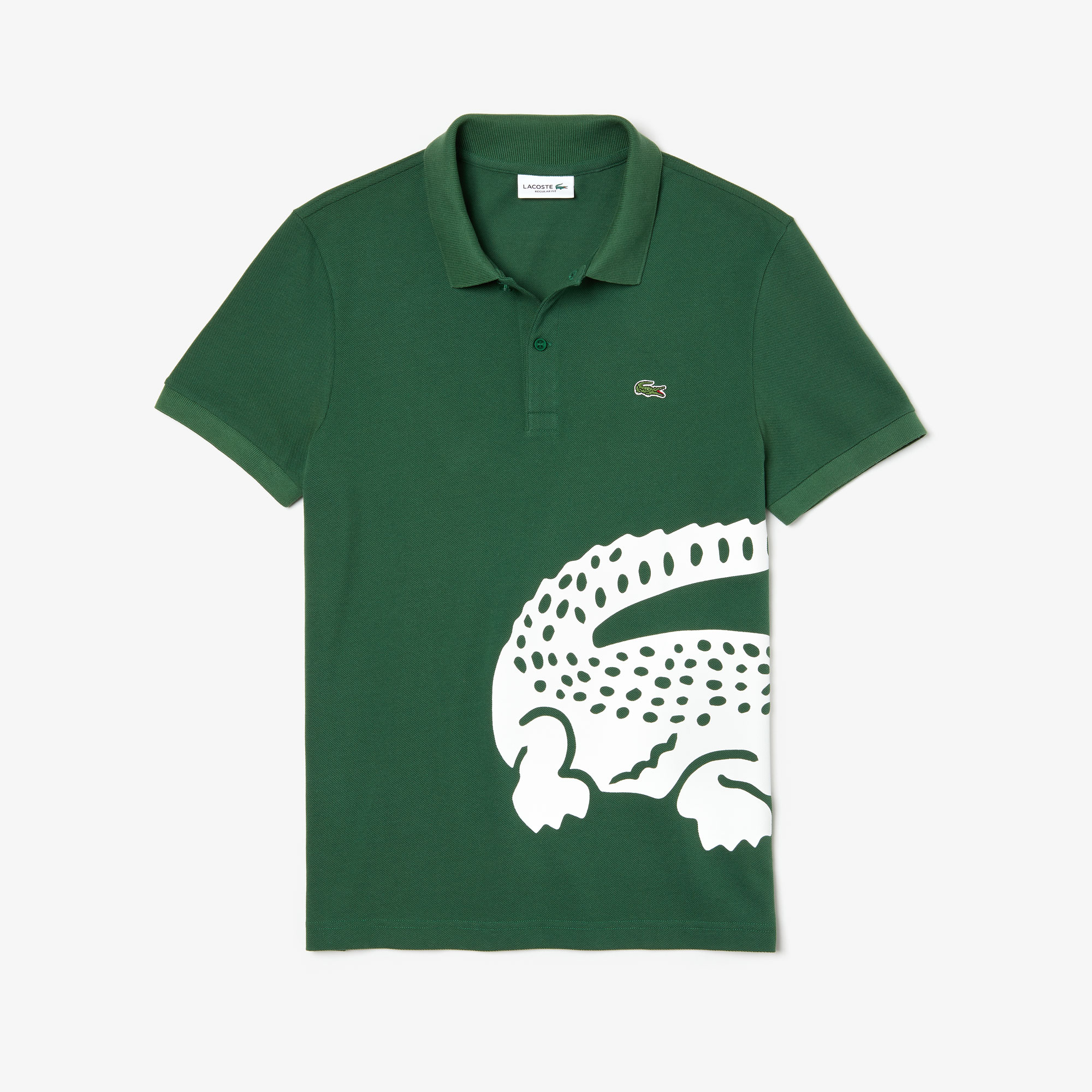 Polo De Hombre Lacoste Con Estampado De Cocodrilo Oversized | LACOSTE