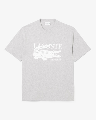 Camiseta de Algodão com Estampa, Ajuste Clássico