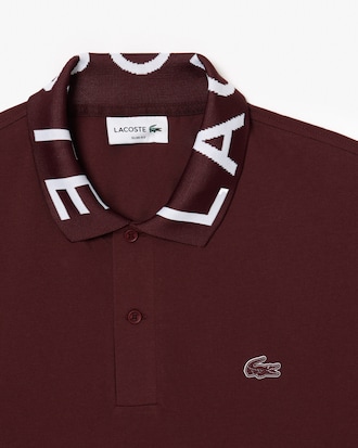 Polo Slim Fit Lacoste Movement em Piqu&eacute;