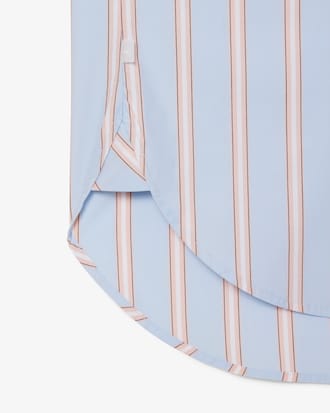 Camisa oversized de popel&iacute;n de algod&oacute;n