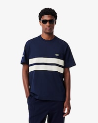 Camiseta com Faixa de Malha Pesada