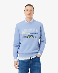 Blusa de Moletom de Velo de L&atilde; com Motivo Bordado