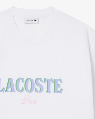 Remera de Algodón Oversized Estampada