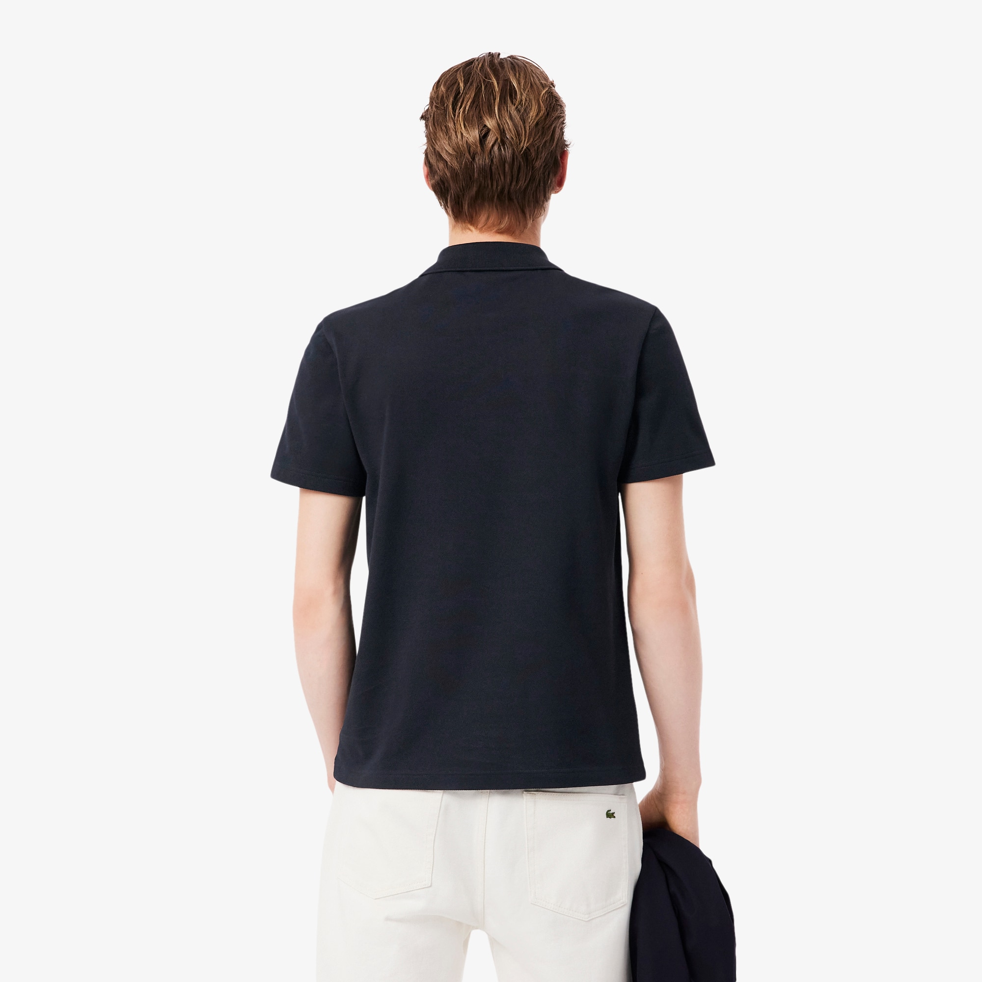 【ブラック（01）】Block Polo Shirt SS ONCILY（オンシェリー） ポロシャツ BLOCK CHECK POLO SHIRT