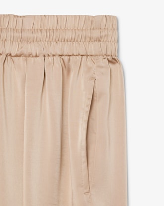 Oversized Elasticated Satin Pants