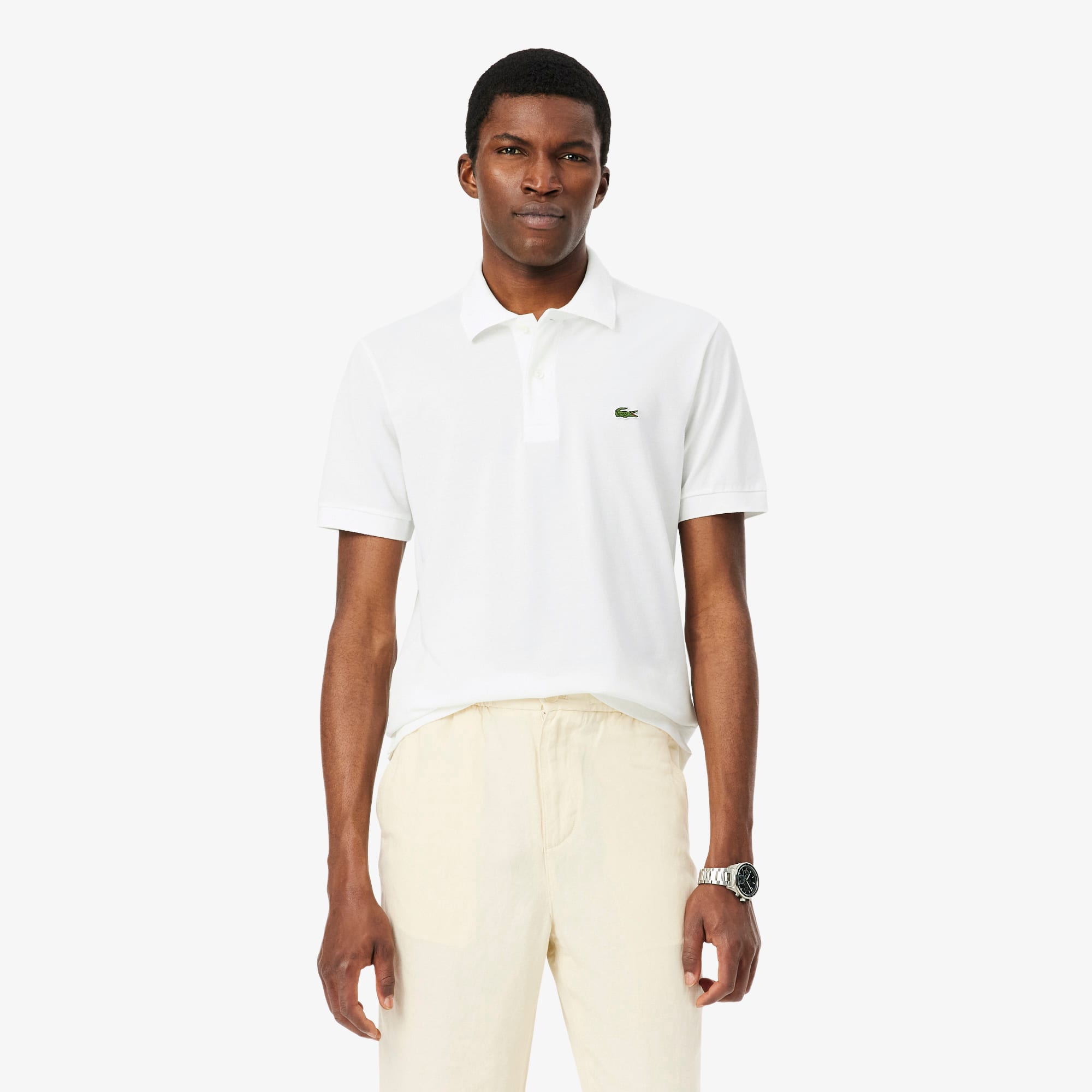 LIDNM Te/Ca Milled Light Polo Mサイズ Camisa de Algodão Polo L.12.12 Light em Piqué Lacoste